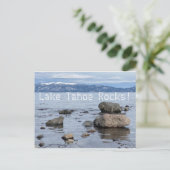 Lake Tahoe Rocks! Postkarte (Stehend Vorderseite)