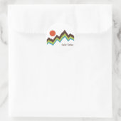 Lake Tahoe Runder Aufkleber (Tasche)