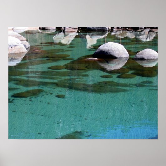 Lake Tahoe Sand Ripples 2 Poster (Vorne)