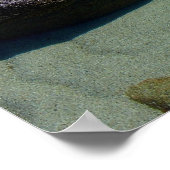 Lake Tahoe Sand Ripples Poster (Ecke)