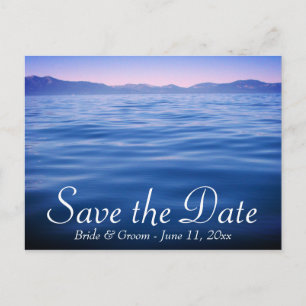 Lake Tahoe Save the Date Ankündigungspostkarte
