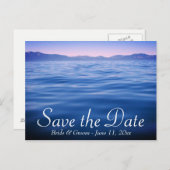 Lake Tahoe Save the Date Ankündigungspostkarte (Vorne/Hinten)