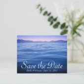 Lake Tahoe Save the Date Ankündigungspostkarte (Stehend Vorderseite)