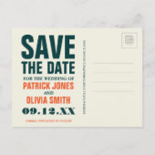 Lake Tahoe | Save The Date Ankündigungspostkarte (Rückseite)