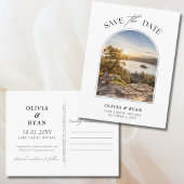 Lake Tahoe Save the Date Postkarte für Hochzeiten