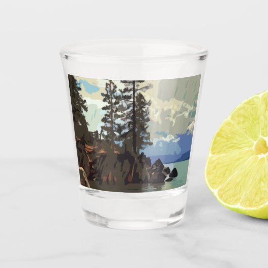 Lake Tahoe Shot glass Schnapsglas (Vorderseite)