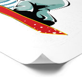 Lake Tahoe Sierra Nevada California Snowboarding S Poster (Ecke)