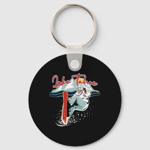 Lake Tahoe Sierra Nevada California Snowboarding S Schlüsselanhänger