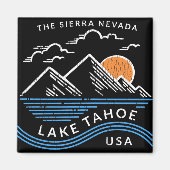 Lake Tahoe Sierra Nevada Magnet (Vorne)