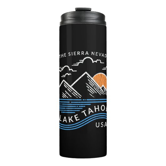 Lake Tahoe Sierra Nevada Thermosbecher (Vorderseite)