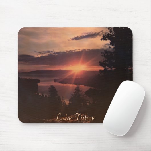 Lake Tahoe Sunrise Mousepad (Mit Mouse)