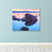 Lake Tahoe Sunset Leinwanddruck (Insitu (Holzboden))