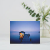 Lake Tahoe Sunset Postcard Postkarte (Stehend Vorderseite)
