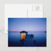 Lake Tahoe Sunset Postcard Postkarte (Vorne/Hinten)