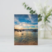 Lake Tahoe Sunset Postkarte (Stehend Vorderseite)