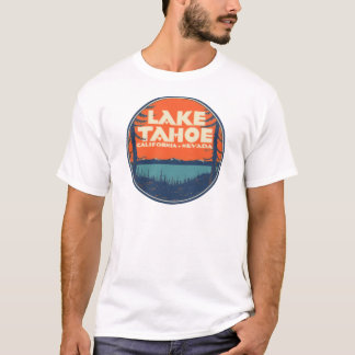 Lake Tahoe Vintage Reiseklebe Design T-Shirt