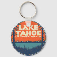 Lake Tahoe Vintage Travel Decal Design