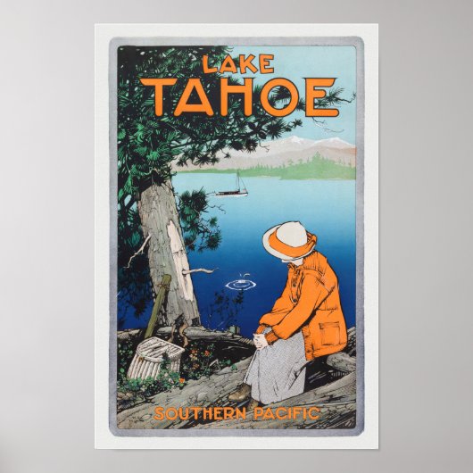 Lake Tahoe Vintage Travel Poster 1923 (Vorne)