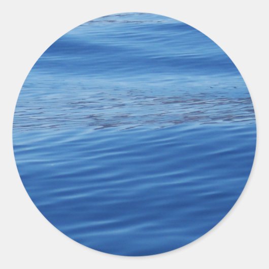 Lake Tahoe Water Runder Aufkleber (Vorderseite)