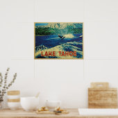 Lake Tahoe Water Skier Poster (Küche)