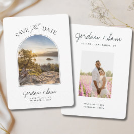 Lake Tahoe Wedding Emerald Cove Save the Date Einladung