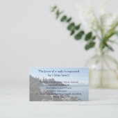 Lake Tahoe Wedding Response Card Begleitkarte (Stehend Vorderseite)