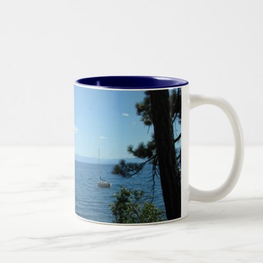 Lake Tahoe Zweifarbige Tasse (Rechts)