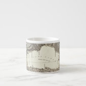 Lake- Tahoekarte Espressotasse (Vorderseite)