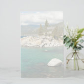 Lake- Tahoelandschaft Briefpapier (Stehend Vorderseite)