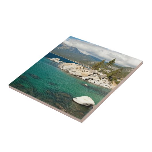 Lake- Tahoelandschaft Fliese (Seite)