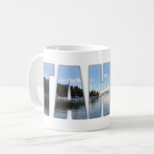 Lake- Tahoetext Kaffeetasse (Vorderseite Links)