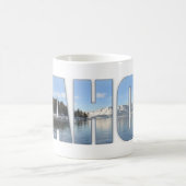 Lake- Tahoetext Kaffeetasse (Mittel)