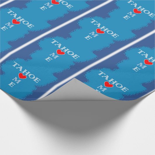 Lake- TahoeZuhause Geschenkpapier (Ecke)