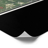 Lake Talquin Florida Satellite Poster Karte (Ecke)