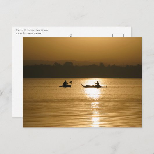 Lake Tana Ethiopia Postkarte (Vorne/Hinten)