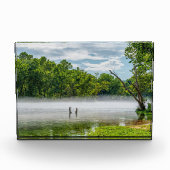 Lake Taneycomo Summer Fog Fotoblock (Vorderseite)