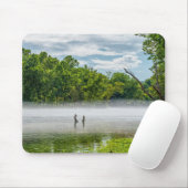 Lake Taneycomo Summer Fog Mousepad (Mit Mouse)