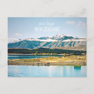 Lake Tekapi New Zealand South Island Reise Postkarte