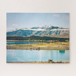 Lake Tekapi New Zealand South Island Reise Puzzle