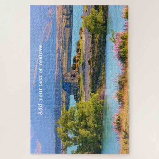 Lake Tekapo, Church of Good Shepherd, Neuseeland, Puzzle (Vertikal)