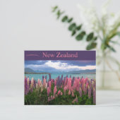 Lake Tekapo Neuseeland Postkarte (Stehend Vorderseite)