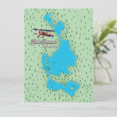 Lake Texcoco Mexiko Seekarte (Stehend Vorderseite)