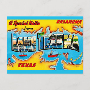 Lake Texoma Grußkarte Postkarte