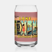 Lake Texoma Oklahoma Postkarten Glas (Rückseite)
