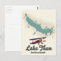 Lake Thun Switzerland Karte