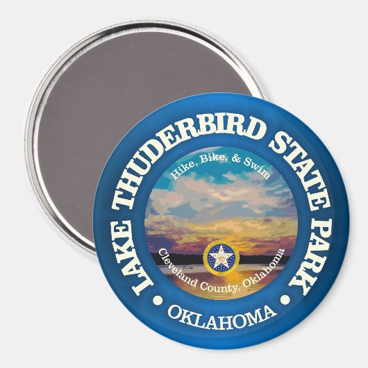 Lake Thunderbird SP Magnet (Vorderseite/Rückseite)