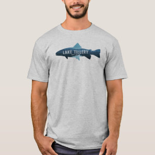 Lake Tillery North Carolina Fisch T-Shirt