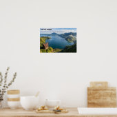 Lake Toba Sumatra Indonesia Volcano Landscape Poster (Küche)