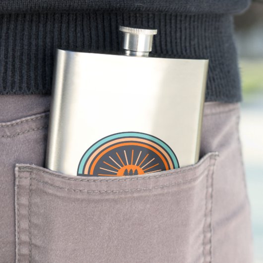 Lake Townsend North Carolina Rainbow Flachmann (Beispiel)