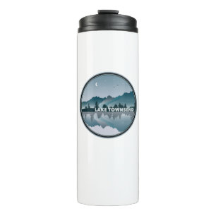 Lake Townsend North Carolina Reflektion Thermosbecher